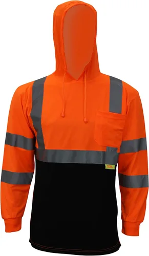 Miniatura 6 de New York Hi-Viz Workwear BFSH4511 - Camiseta de alta visibilidad clase 3, padres, Manga Larga Lima
