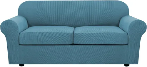 Miniatura 44 de H.VERSAILTEX - 3 fundas de sofá elásticas para 2 cojines de sofá. Fundas para muebles de sala de estar (funda base más 2 fundas de cojín de asiento)