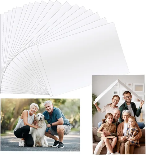 Therwen 30 piezas de 8 x 10 pulgadas Sublimación de metal en blanco de aluminio para sublimación Señales en blanco hojas de paneles de fotos de