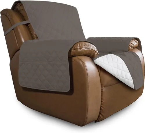 Miniatura 328 de Easy-Going - Funda para sofá, futón y sillón sin reposabrazos, reversible, resistente al agua, para mascotas y niños (azul oscuro/azul claro)