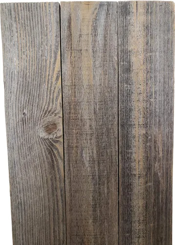 Miniatura 10 de Letrero de madera rústica envejecida DIY en blanco (gris envejecido, 11"x36")