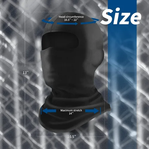 Miniatura 6 de YESLIFE Pasamontañas de esquí para hombres, máscara facial de verano para cascos de motocicleta, accesorios de motocross, polaina de cuello, bandanas