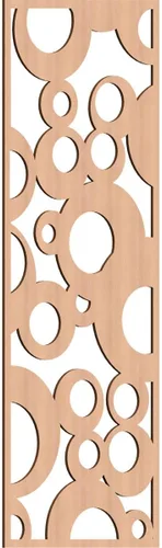 Miniatura 23 de Farwell Paneles de pared decorativos de madera con calado, 13 3/8 pulgadas de ancho x 34 3/8 pulgadas de alto x 1/4 de alto, roble rojo rojo