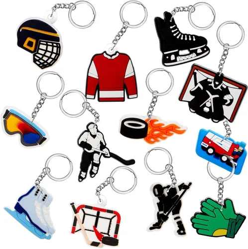Miniatura 8 de Batiyeer Llaveros a Granel Artículos de Fiesta Llaveros de Pelota Deportiva Llaveros Divertidos Regalos para Suministros de Cumpleaños