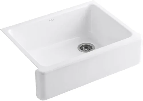 Miniatura 21 de KOHLER Whitehaven® K-6427-42 - Fregadero de cocina empotrado de 35-3/4 pulgadas, autorecortable, Smart Divide, Grande/Mediano con Delantal alto