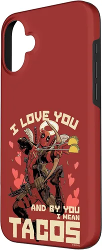 Miniatura 54 de Marvel Deadpool I Love You and by You I Mean Tacos - Carcasa para iPhone 17