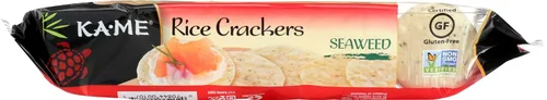Miniatura 8 de KA-ME Galletas crujientes de arroz de algas marinas de 3.5 onzas, auténticos ingredientes y sabores asiáticos, galletas certificadas sin gluten, sin