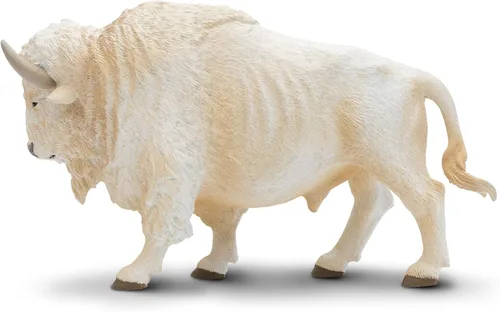 Miniatura 2 de Safari Ltd. Figura de búfalo blanco, figura detallada de plástico de 6 pulgadas, divertido juguete educativo para niños, niñas y niños a partir de 3
