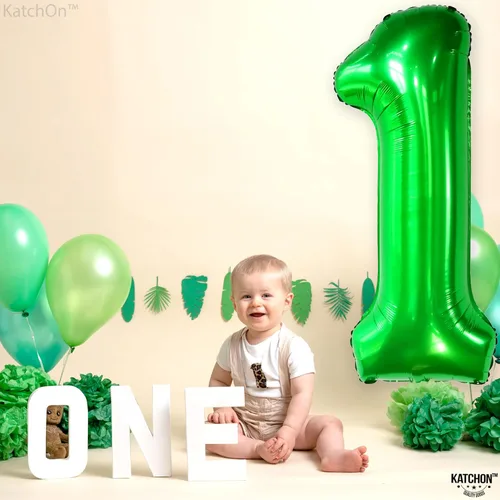 Miniatura 505 de KatchOn, Globo grande azul número 2 de 40 pulgadas Decoraciones de cumpleaños de Baby Shark para niño de 2 años Globo azul número 2 Globo