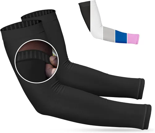 Miniatura 7 de SportsTrail Mangas Refrescantes para Brazos para Hombres y Mujeres – Transpirables, Protección Solar UV, Mangas Deportivas para Brazos para Mujeres