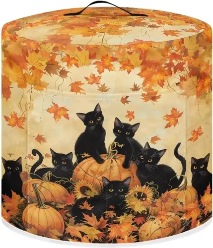 Miniatura 24 de Cubierta antipolvo para olla a presión con estampado floral de pájaros, compatible con 3 cuartos de galón, cubierta antipolvo instantánea duradera