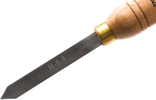 Miniatura 4 de PSI Woodworking Herramienta de separación LX410 1/2 "x 1/8" M2 HSS Cincel para torneado de madera