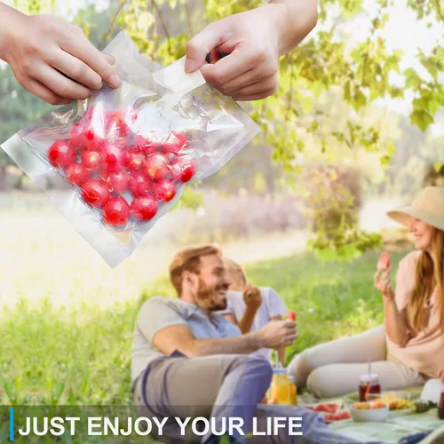 Miniatura 7 de CANLENPK - Bolsas selladoras al vacío de 8 x 12 pulgadas/7.9 x 11.8 in, almacenamiento de alimentos, mantiene la nutrición fresca, bolsas de Sous