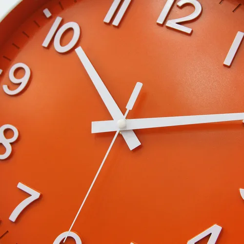 Miniatura 5 de HZDHCLH Relojes de Pared a Batería, 12 pulgadas Silencioso Sin Tictac Reloj de Pared Moderno para Sala de Estar Dormitorio Cocina Oficina Aula