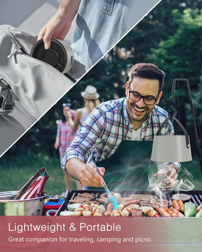 Miniatura 7 de LOFICOPER Campana extractora portátil, campana extractora de escritorio, extractor de cocina portátil, mini campana extractora de bajo ruido con 3