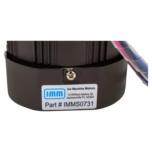 Miniatura 8 de IMM Reemplazo del motor de máquina de hielo para motores Hoshizaki S-0731 de máquinas de hielo incluye placa de montaje de 14 pulgadas cable