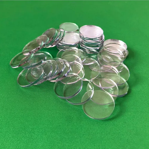 Miniatura 2 de Yuanhe Espaciadores de viruta de póquer de acrílico transparente, 50pcs/100pcs/200pcs