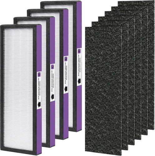 Miniatura 9 de FLT4850PT - Filtro de aire Pu-rifier de repuesto compatible con filtro Germ-Guardian B AC4850PT AC4300WPT AC4900 Air Pu-rifier, 4 HEPA y 6 prefiltros