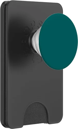 Miniatura 7 de PopSockets Agarre para teléfono con soporte expansible, PopGrip intercambiable PopSockets verde azulado oscuro