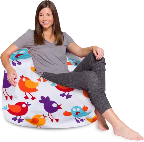 Miniatura 43 de Posh Beanbags - Sillón puff Azul Rey Sólido