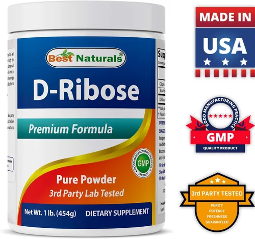Miniatura 6 de Best Naturals D-ribosa en polvo 1 libra y NAC 600 mg