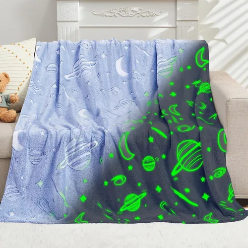 Miniatura 27 de inhand Juguetes de unicornio azul que brillan en la oscuridad para manta, regalos de unicornio para niñas de 1, 2, 3, 4, 5, 6, 7, 8, 9, 10, 11, 12