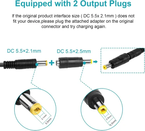 Miniatura 2 de Cargador de 42V 2A para scooter eléctrico 36V 10S, batería de iones de litio compatible con Hiboy S2 Pro, S2 Lite, S2 GOTRAX GXL V2, G2, G3, G4