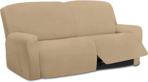 Miniatura 34 de Easy-Going - Funda elástica de microfibra para sofá reclinable seccional, suave vellón ajustable a tu sofá de 2 cuerpos, lavable, protege tus