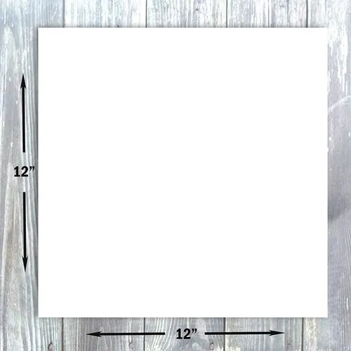 Miniatura 2 de Hamilco Papel de cartulina blanca para álbumes de recortes, 12 x 12 pulgadas, cartulina de 65 libras, paquete de 50 (brillante)
