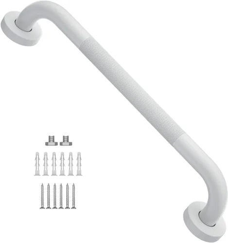Miniatura 38 de Barra de agarre antideslizante para ducha de 24 pulgadas, acabado blanco frotado con aceite, diámetro de 1.25", Barra de agarre para baño Munzong
