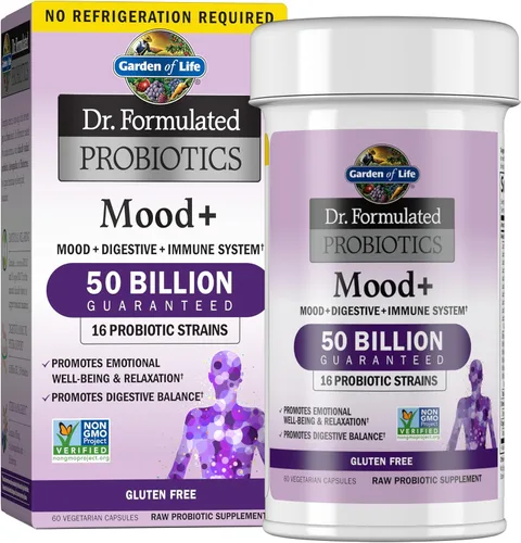 Miniatura 9 de Garden of Life Dr. Formulated Probiotics Mood+ - Promueve la salud emocional, la relajación, el equilibrio digestivo - Suplemento probiótico sin