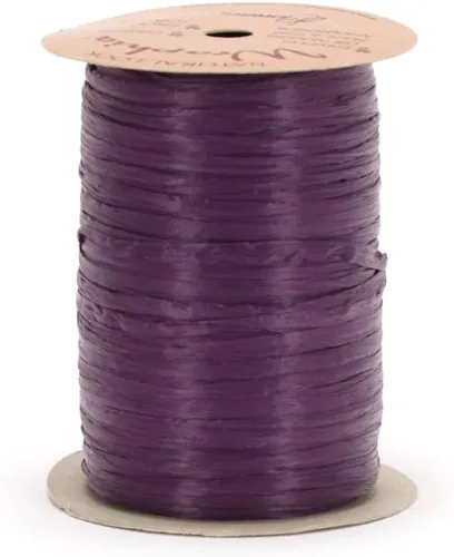 Miniatura 39 de Berwick Offray Cinta de rafia mate de 1/4" de ancho, verde manzana, 100 yardas, 0.276 in