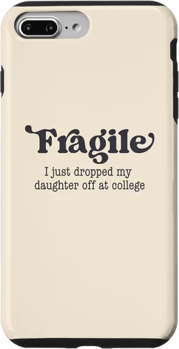 Miniatura 12 de Frágil - Carcasa para iPhone 16 con texto en inglés "I Just Ddrops My Daughter Off at College Parents