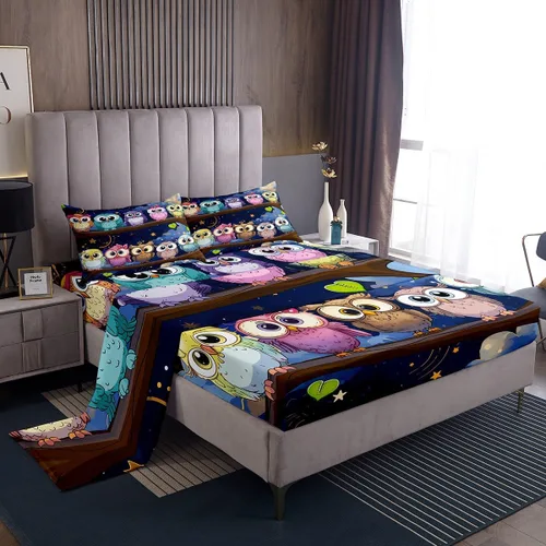 Miniatura 39 de Manfei Honeycomb - Juego de sábanas con diseño de mando de videojuegos tamaño Twin, juego de ropa de cama geométrica azul con controlador