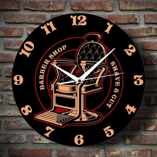 Miniatura 12 de AIFLM Reloj de pared personalizado para peluquería con texto personalizado, reloj de pared para peluquería, peluquería, reloj de pared, regalo único