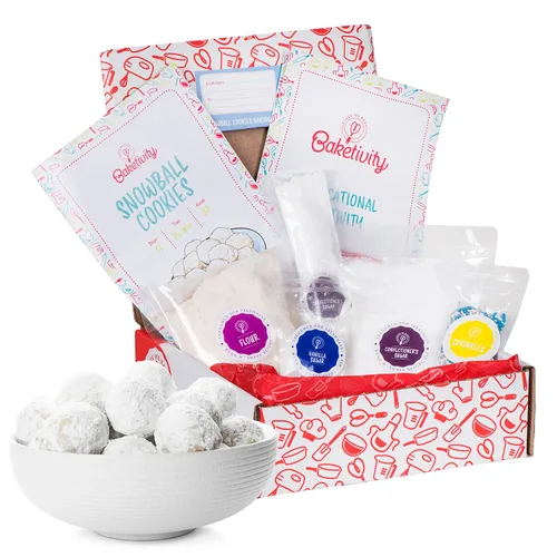 Miniatura 8 de Baketivity Juego de pastel de cumpleaños y decoración para niñas y niños. La caja incluye todos los ingredientes premedidos, velas de cumpleaños