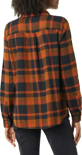 Miniatura 2 de Tienda Brand, Goodthreads - Camisa de franela de manga larga holgada para mujer con media solapa.