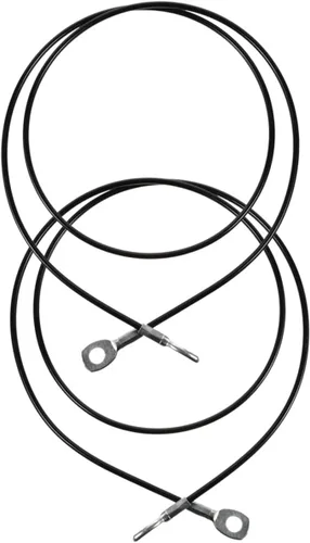 Miniatura 7 de KESYOO 2 piezas de 0.197 in de diámetro DIY Fitness Cuerda de alambre de acero recubierto de PU Cable de gimnasio para gimnasio en casa Accesorios