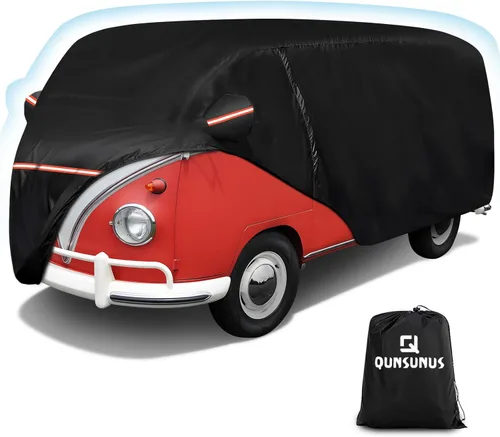 Miniatura 18 de QUNSUNUS Funda impermeable para camioneta Ford F-150 Super Crew Cab de 6.5 pies de cama corta, cubierta exterior para camioneta con cremallera