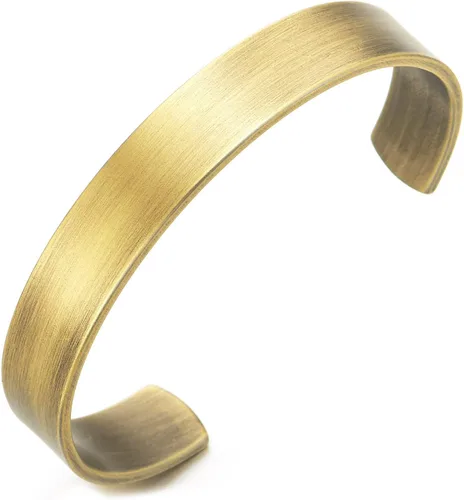 Miniatura 14 de Pulsera ajustable de acero inoxidable COOLSTEELANDBEYOND para hombres y mujeres minimalista