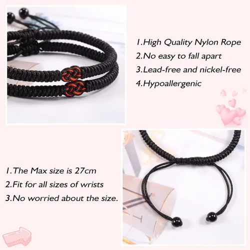 Miniatura 3 de Regalos de regreso a la escuela, pulseras para el primer día de la escuela, para mamá e hija, hijo, encantador, distancia a juego, pulseras