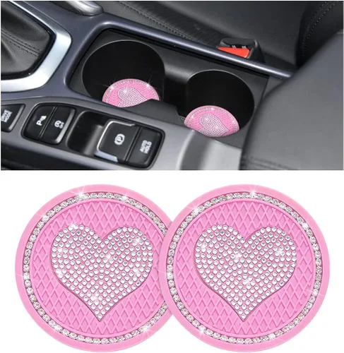 Miniatura 12 de zipelo Paquete de 4 Posavasos para Tazas de Automóvil, Inserto Posavasos para Portavasos de Vehículo de 2.75 Pulgadas, Antideslizante Automotriz