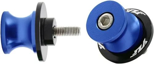 Miniatura 8 de 2pcs 6MM M6 X1.5 Motocicleta Swing Arm Sliders Stand Carretes para YZF R1 R3 R6 R7 R125 R25 R1000 (negro)