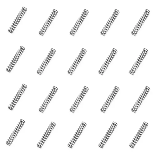 Miniatura 46 de Bettomshin 20 muelles comprimidos, 0.01 pulgadas de diámetro de alambre x 0.12 pulgadas de diámetro x 0.59 pulgadas de longitud libre, construcción