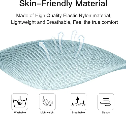 Miniatura 3 de 5 Pack de bandas elásticas de nylon compatibles con Apple Watch de 40 mm, 41 mm, 42 mm, 44 mm, 45 mm, 46 mm, 49 mm, 38 mm para mujeres y hombres