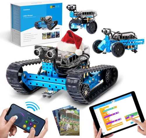 Set de robot educativo transformable mBot Ranger STEM de Makeblock, de bricolaje, kit de robot 3 en 1, Arduino, aprendizaje de código Scratch 2.0,