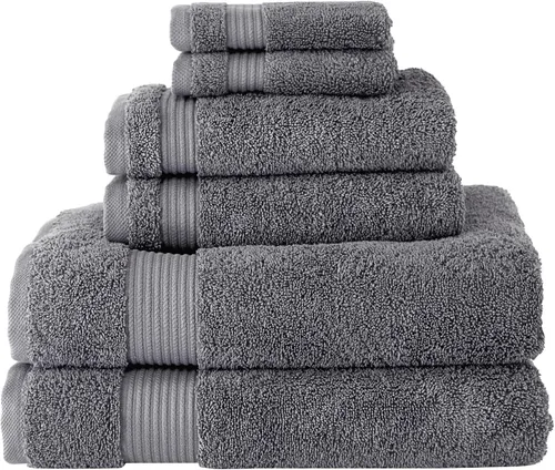 Miniatura 28 de Classic Turkish Towels CTT - Juego de 12 paños de primera calidad, 100% algodón turco, altamente absorbentes y de secado rápido, toallas faciales