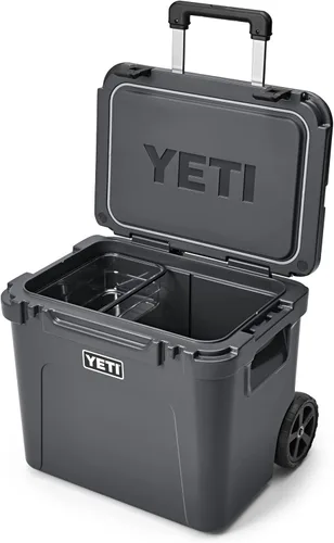 Miniatura 3 de YETI Roadie 60 - Hielera con ruedas y mango retráctil de periscopio