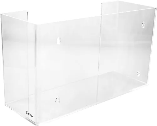 Miniatura 3 de Kantek Soporte dispensador de toallas de papel acrílico montado en la pared, para uso en servicio de alimentos, atención médica, baño, 11.5 x 4.2 x