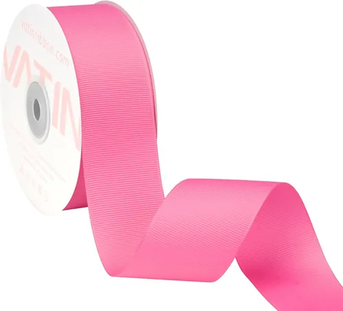 Miniatura 158 de Vatin - Rollo de cinta de grogrén, rollos de 25-50 yardas, perfecto para decoración de bodas, coronas, baby showers, envolturas de paquete de regalo